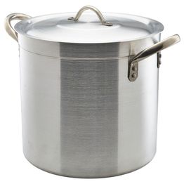Aluminium Deep Stockpot With Lid 21Litre