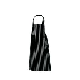 Black Butchers Stripe Bib Apron 70x100cm