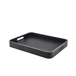 GenWare Black Wood Veneer Butlers Tray 50 x 38cm