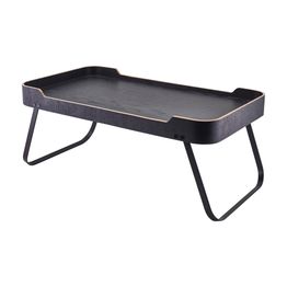 GenWare Black Wood Veneer Room Service Tray 59 x 30 x 23cm