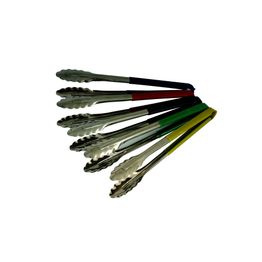 Genware Colour Coded St/St. Tong 31cm Yellow