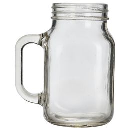 Genware Glass Mason Jar 50cl/ 17.5oz