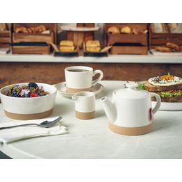 GenWare Kava White Stoneware Jug 9cl/ 3.2oz alternative