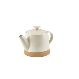 GenWare Kava White Stoneware Teapot 48cl/ 16.8oz