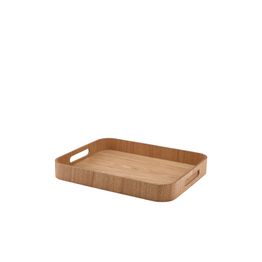 GenWare Light Wood Veneer Butlers Tray 35.5 x 28cm