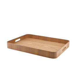GenWare Light Wood Veneer Butlers Tray 55 x 40cm