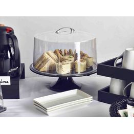 GenWare Melamine Black Cake Stand 33cm/ 13" alternative