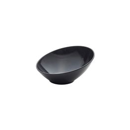 GenWare Melamine Black Slanted Buffet Bowl 21cm