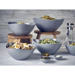 GenWare Melamine Grey Granite Triangular Buffet Bowl 35cm alternative