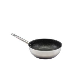 GenWare Non Stick Teflon Stainless Steel Sauteuse Pan 24cm