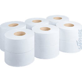2 Ply Mini Jumbo Toilet Paper Roll 150 Metre