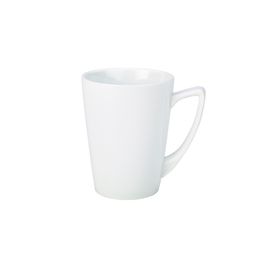Genware Porcelain Angled Handled Mug 35cl/ 12.25oz