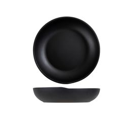 Black Copenhagen Melamine Coupe Bowl 24.5 x 5.3cm