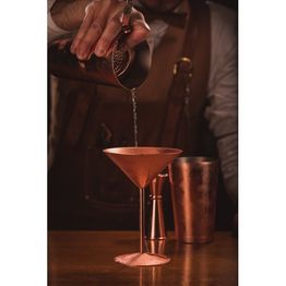 Copper Martini Glass 24cl/ 8.5oz alternative