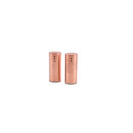 Copper Plated Straight Sided Salt &amp; Pepper Set 7.5cm
