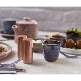 Copper Plated Straight Sided Salt &amp; Pepper Set 7.5cm alternative