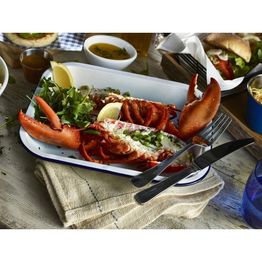 Enamel Baking Tray 31 x 25 x 5cm alternative