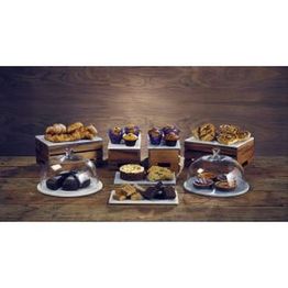 Genware Acacia Wood Box/ Riser GN 1/3 alternative