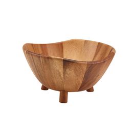 GenWare Acacia Wood Tripod Bowl 30cm