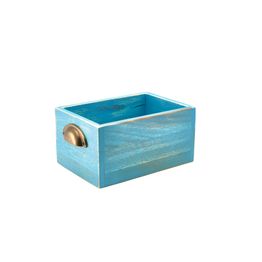 GenWare Blue Wash Acacia Wood Display Drawer 21.5 x 15 x 11cm