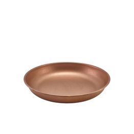 GenWare Copper Vintage Steel Coupe Plate 24cm