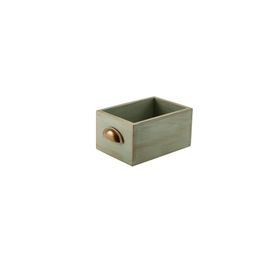 GenWare Green Wash Acacia Wood Display Drawer 21.5 x 15 x 11cm