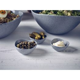 GenWare Melamine Grey Granite Triangular Ramekin 70ml/ 2.5oz alternative