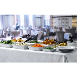 Genware Porcelain Classic Winged Plate 27cm/ 10.75" alternative