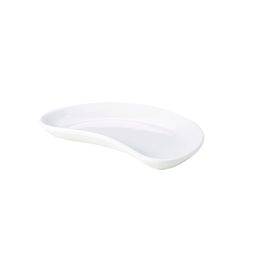 Genware Porcelain Crescent Salad Dish 20cm/ 7.75"