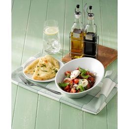 Genware Porcelain Oval Sloping Bowl 21cm/ 8.25" alternative