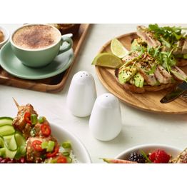 Genware Porcelain Pepper Pot 7cm/ 2.75" alternative