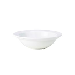 Genware Porcelain Rimmed Oatmeal Bowl 16cm/ 6.25"