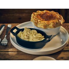 Genware Porcelain Round Pie Dish 14cm/ 5" alternative