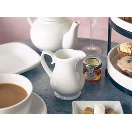 Genware Porcelain Traditional Serving Jug 28cl/ 10oz alternative