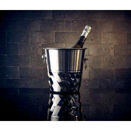 GenWare Stainless Steel Swirl Wine Bucket alternative