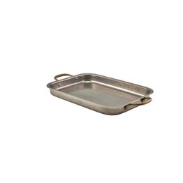 GenWare Vintage Steel Deep Tray 33 x 23.5cm