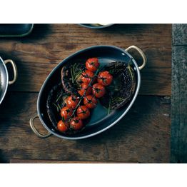 GenWare Vintage Steel Oval Dish 20.75 x 15.75cm alternative