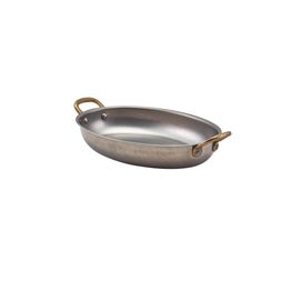 GenWare Vintage Steel Oval Dish 20.75 x 15.75cm