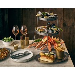 GenWare Vintage Steel Oval Platter 35cm alternative