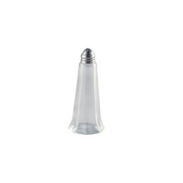 Glass Lighthouse Pepper Shaker Silver Top