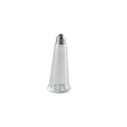Glass Lighthouse Salt Shaker Silver Top