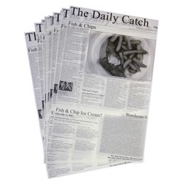 Greaseproof - Daily Catch 27 x 42cm / 10" x 16"