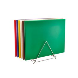 High Density Chopping Board And Rack Set 24 x 18 x 0.75"