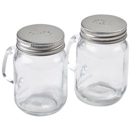 Mason Jar Salt &amp; Pepper Shaker Set