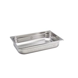 Perforated Stainless Steel Gastronorm Pan 1/1 - 100mm Deep