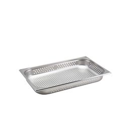 Perforated Stainless Steel Gastronorm Pan 1/1 - 65mm Deep