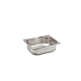 Perforated Stainless Steel Gastronorm Pan 1/2 - 100mm Deep