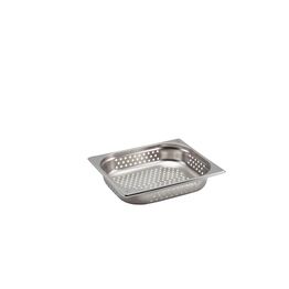 Perforated Stainless Steel Gastronorm Pan 1/2 - 65mm Deep