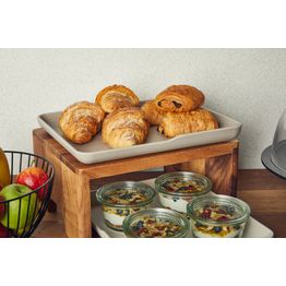 Sand Brown Copenhagen Melamine GN 1/2 Platter 32.5 x 26.5 x 3.5cm alternative