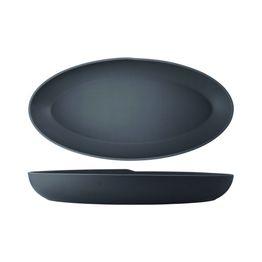 Sand Brown Copenhagen Oval Melamine Deep Dish 55 x 27.5 x 7.5cm